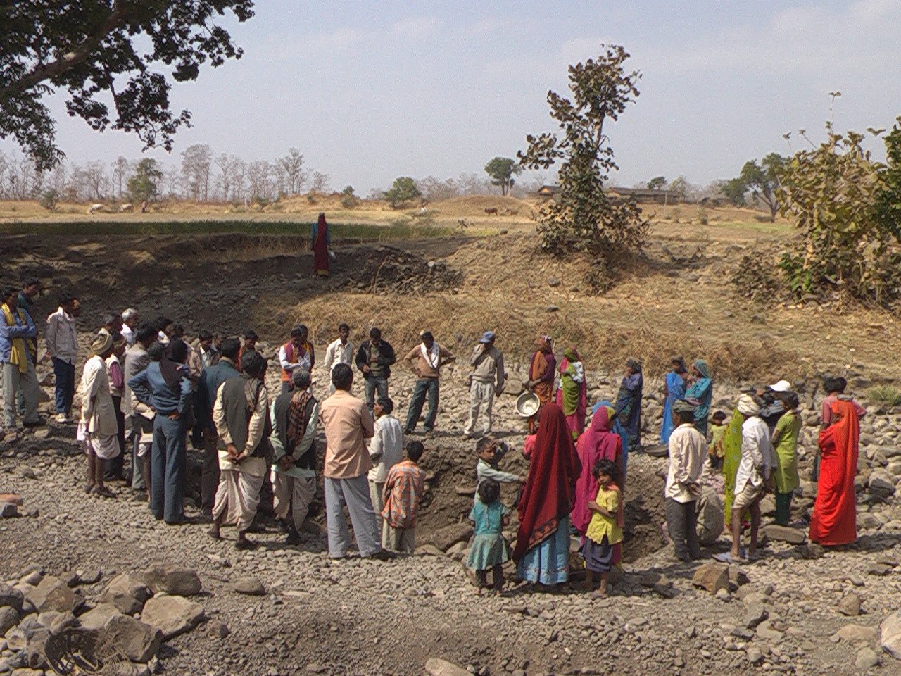 SVO Partners Interact With Village Community at SPS Work Site 1