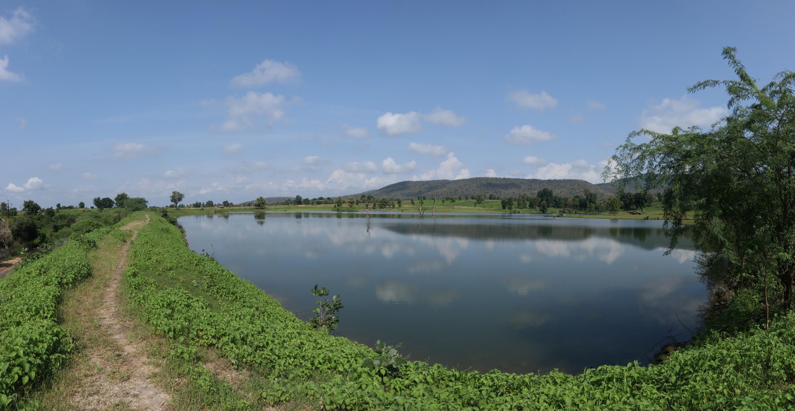 Genda Sagar Dam in monsoon